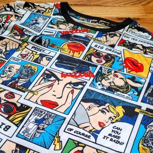 Oh Snap! by Drill Clothing Comics Graphic T Shirt Mens Small - Picture 4 of 5